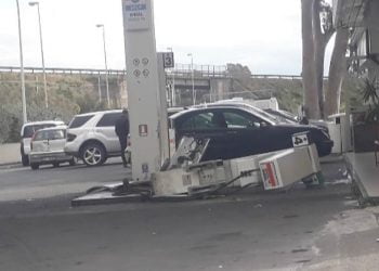 S.M. di Licodia. Furto ai danni di un distributore di carburante self service