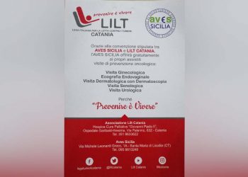 Salute. Stipulata convenzione tra Lilt Catania e Aves Sicilia