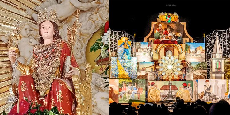 Belpasso. Santa Lucia accolta con commozione e devozione