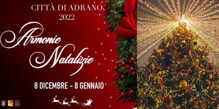 Adrano. Il programma degli eventi di “Armonie Natalizie”