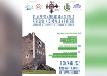 Paternò. Domani al via l’itinerario medievale