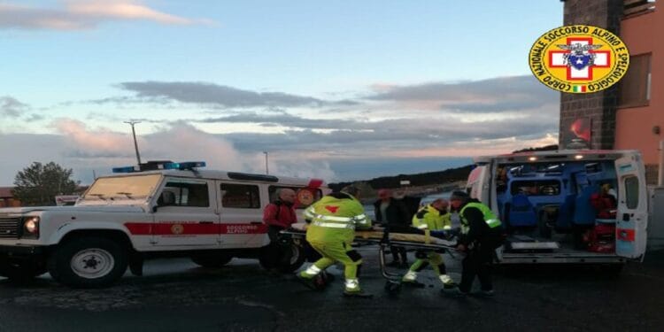 Catania. Soccorsa una turista tedesca sull’Etna