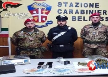 Belpasso. Mercato della droga all’interno di un casolare: due persone arrestate