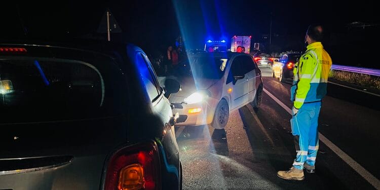 Ss284. Incidente in territorio di S.M.di Licodia