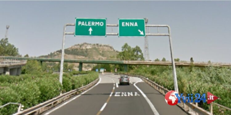 Sicilia. A19 chiusa fra Enna e Caltanissetta per forte vento