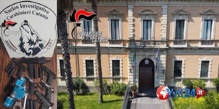 Catania. Armi in auto e in camera da letto, denunciato 47enne