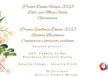 Biancavilla. Premio Donna Fidapa 2023