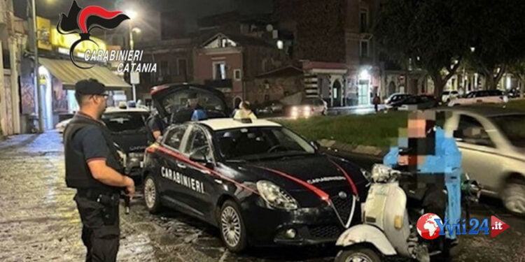 Catania. Un arresto e tre denunce a piede libero