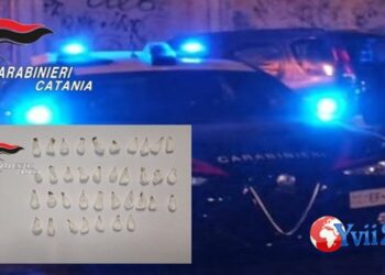 Prov. Catania. Con coltello e droga in auto: arrestato soccorritore 47enne