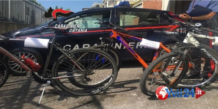 Prov. Catania. Rubano tre biciclette, denunciati due giovani