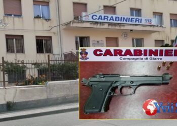 Prov. Catania. Al B&B con pistola e proiettili: arrestato 47enne