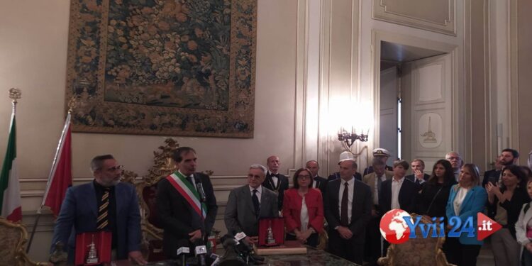 Catania. Enrico Trantino si insedia a Palazzo degli Elefanti