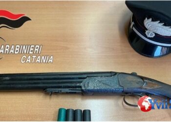 Prov. Catania. Fucile dentro una borsa, arrestato 27enne