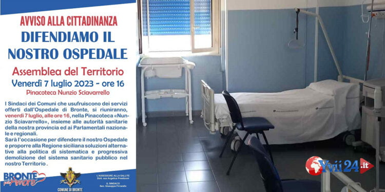 Bronte. I sindaci a difesa dei servizi dell’ospedale