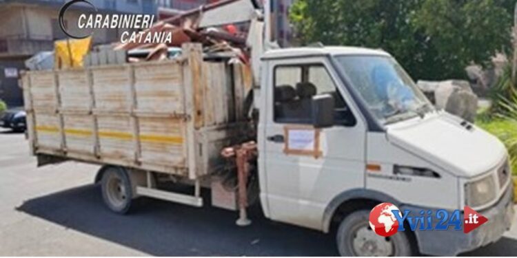 Prov. Catania. Scaricano rifiuti illegalmente, due persone denunciate