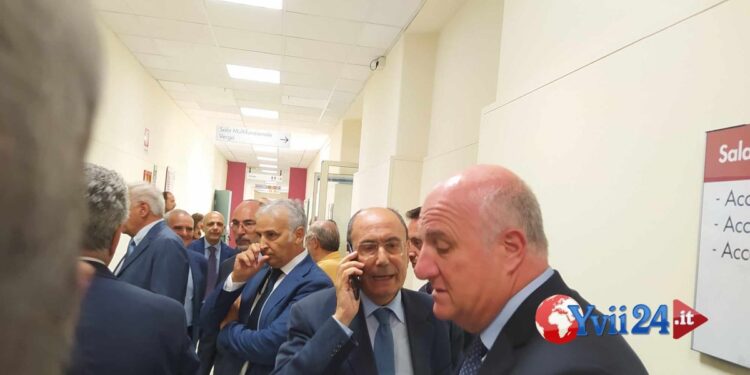 Catania. Il presidente Schifani in visita all’ospedale S.Luigi