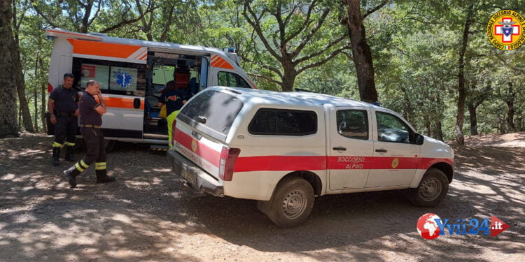 Sicilia. Soccorso motociclista infortunatosi sull’Etna