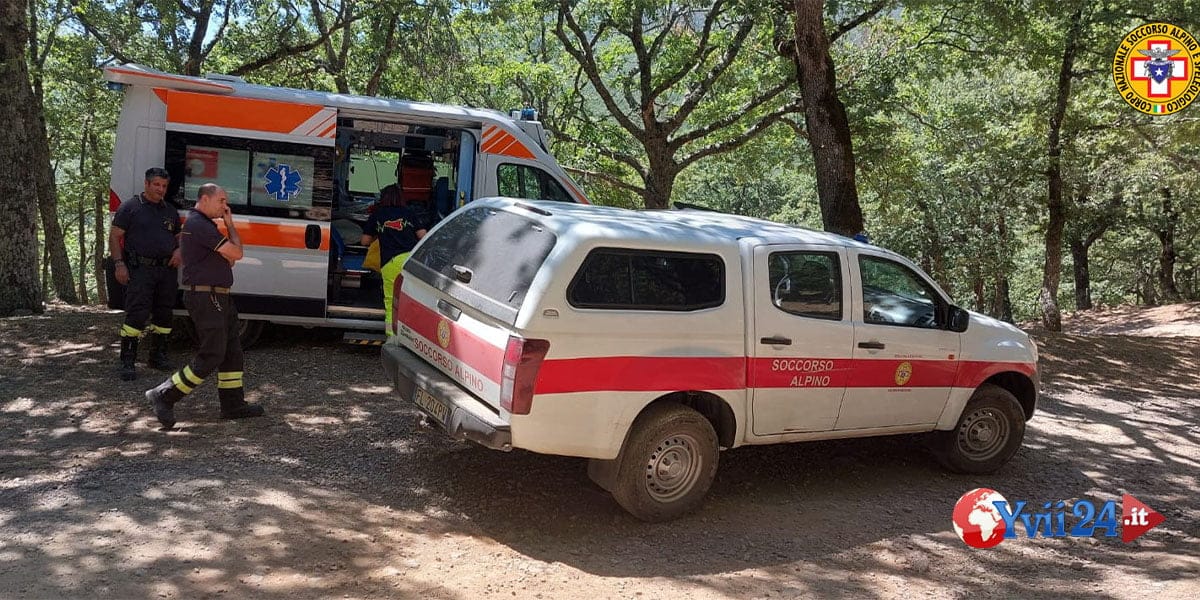 Sicilia. Soccorso motociclista infortunatosi sull’Etna