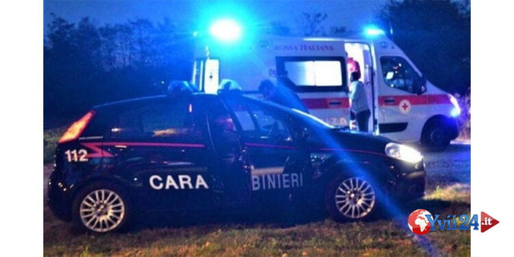 una donna impiccata nelle campagne