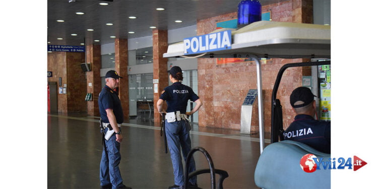 La Polfer di Messina ha arrestato un cittadino bielorusso che aveva aggredito quattro agenti e un capotreno