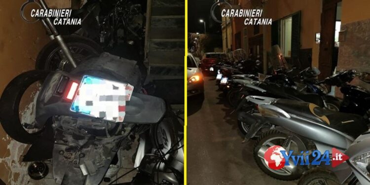 Catania. Officina di smontaggio pezzi rubati, arrestato 46enne
