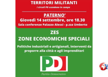 “Territori militanti” è l’iniziativa del Partito Democratico di Paternò per stimolare il dibattito pubblico con una serie di fitti appuntamenti