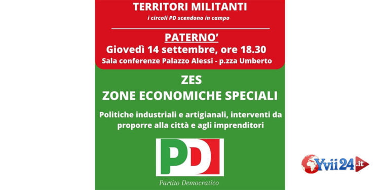 “Territori militanti” è l’iniziativa del Partito Democratico di Paternò per stimolare il dibattito pubblico con una serie di fitti appuntamenti