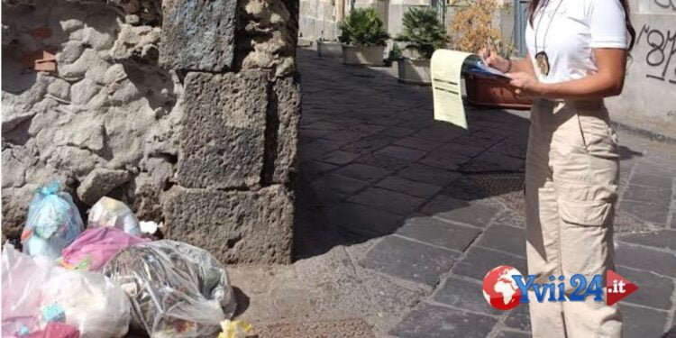 Catania. Raccolta differenziata, elevati 139 verbali amministrativi