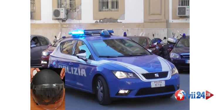 Seppure con divieto di avvicinamento ha aggredito violentemente a colpi di casco la ex moglie sul lavoro. Arrestato dalla Polizia di Palermo