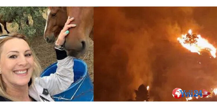 Maria era andata a salvare i suoi cavalli in un maneggio di proprietà vicino Cefalù. Le fiamme l’hanno avvolta. L’OPINIONE