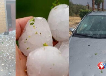 Una grandinata con pezzi come palle da tennis ieri pomeriggio a San Biagio Platani e Ribera in provincia di Agrigento. Danni ingenti