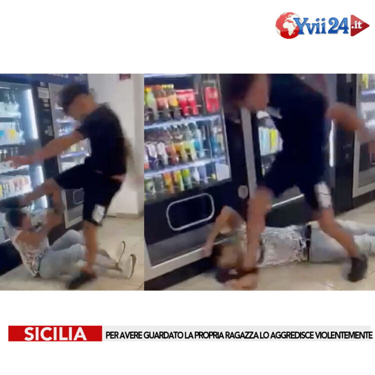 Uno sguardo alla propria ragazza ha scatenato una furia bestiale in un ragazzo a Vittoria comune della provincia di Ragusa