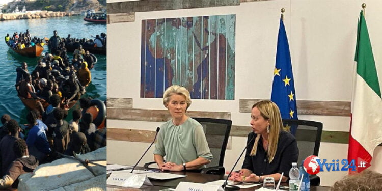 A Lampedusa tra la notte e stamani c’è stato un po’ di tutto e tanti. La vicenda del migrante che salva il bimbo abbandonato nel deserto