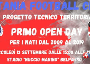 Calcio. Oggi alle 15 il primo Open Day del “Città di Belpasso” insieme al “Catania FC”