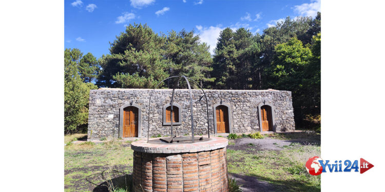 Inaugurazione della Casermetta di Piano Mirio con un finanziamento del Gal Etna ottenuto dal sindaco Bonanno quando era nel Cda