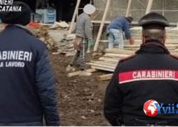 Prov. Catania. Cantiere edile senza precauzioni, una denuncia