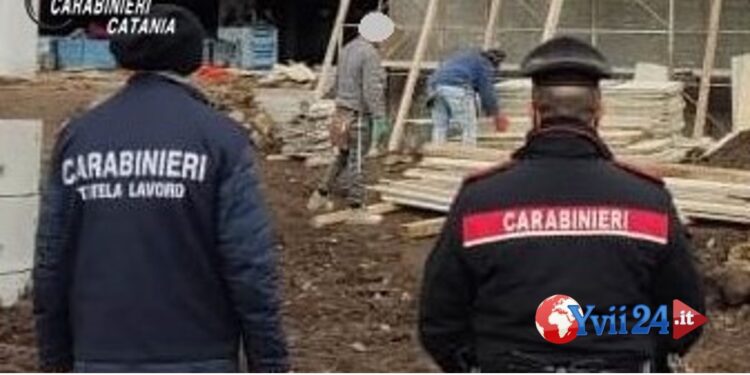 Prov. Catania. Cantiere edile senza precauzioni, una denuncia