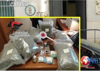 Prov. Catania. Cocaina in pacco, arrestato 39enne