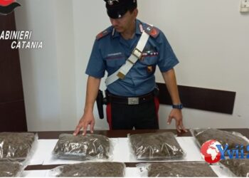 Prov. Catania. Marijuana nel bagagliaio, arrestato 55enne