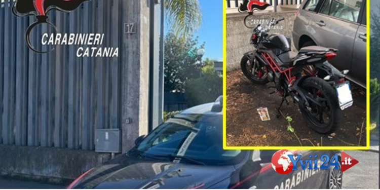 Catania. In giro con motociclo rubato, arrestato minore