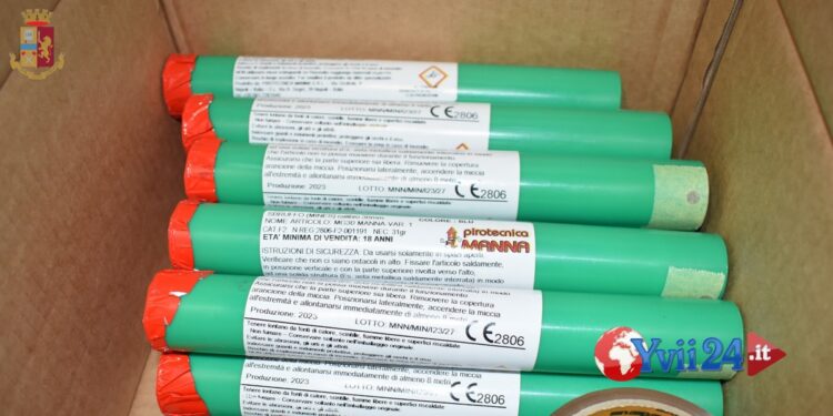 Catania. Materiale esplodente in garage, due arresti