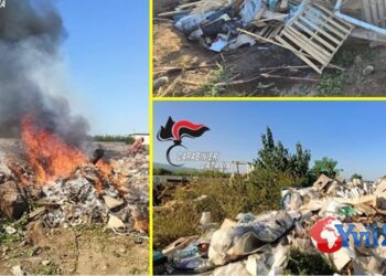 Prov. Catania. Bruciano rifiuti, denunciate tre persone