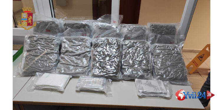 Arrestato dalla Polizia di Stato di Ragusa un 43enne in partenza da Pozzallo per Malta, aveva in auto nascosta € 1 mln e mezzo di droga