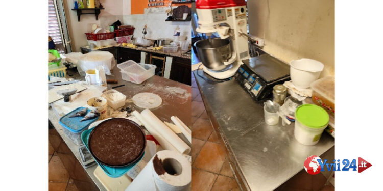 La Questura di Siracusa ha chiuso un laboratorio artigianale di alimenti abusivo e con locali per la lavorazione sporchi e contaminati