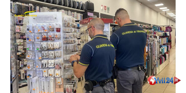 Il Comando GdF di Palermo ha sequestrato nel corso di quattro distinti servizi oltre 180 mila prodotti privi del marchio Ce e non sicuri