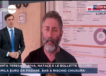 Un esercente di Santa Teresa di Riva (Me), a ‘Mattino Cinque News’ di Mediaset contro le esorbitanti bollette della luce