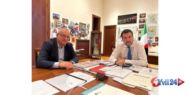 Il ministro Salvini e il sindaco Mancuso, come preannunciato a Genova, si sono oggi rivisti a Roma: importanti interventi per Adrano
