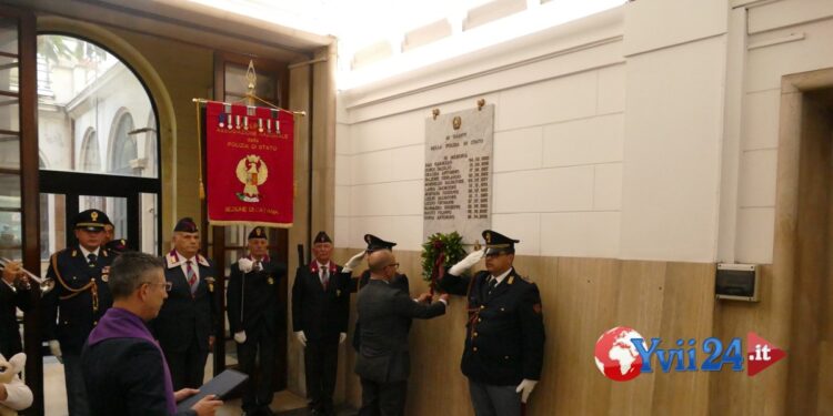 Catania. Commemorazione poliziotti caduti in servizio