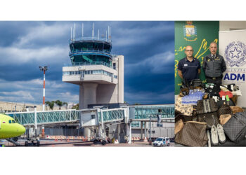 La GdF di Catania ha sequestrato la merce ad alcuni passeggeri italiani al ritorno da viaggi turistici e di lavoro