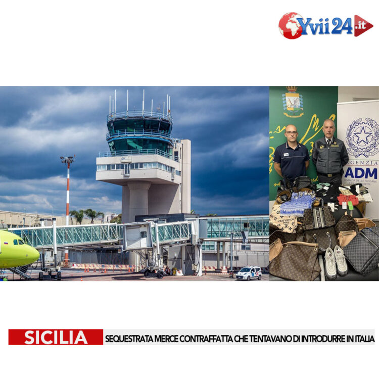 La GdF di Catania ha sequestrato la merce ad alcuni passeggeri italiani al ritorno da viaggi turistici e di lavoro